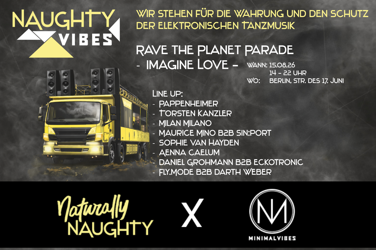 Naughty Vibes - Rave the Planet - Float Ticket