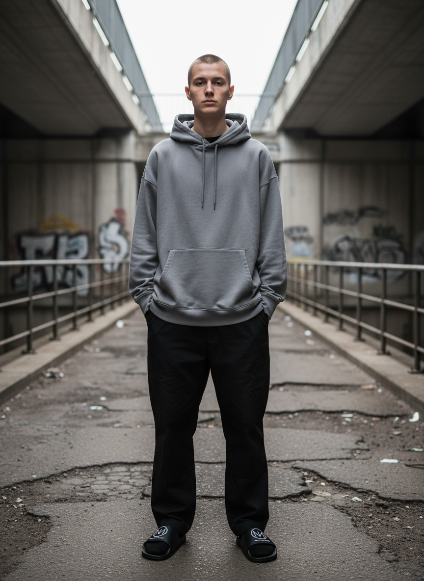 Unisex – Badelatschen – Logo Print – Frontprint