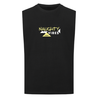 Sleeveless Oversized Tee – Minimal Vibes Berlin Techno Streetwear