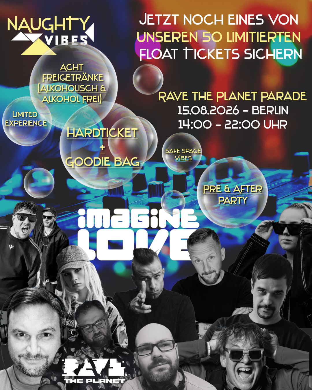 Naughty Vibes - Rave the Planet - Float Ticket