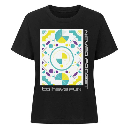 Premium Cotton Statement Shirt Girls "Never Forget to Have Fun" - Minimal_Vibes