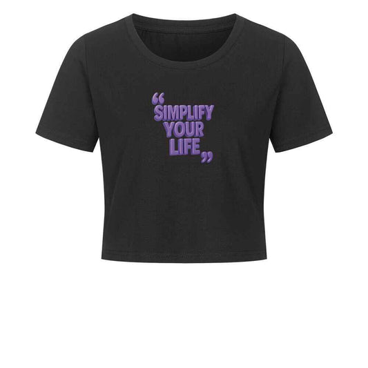Ladies Cropped Tee - Minimal_Vibes