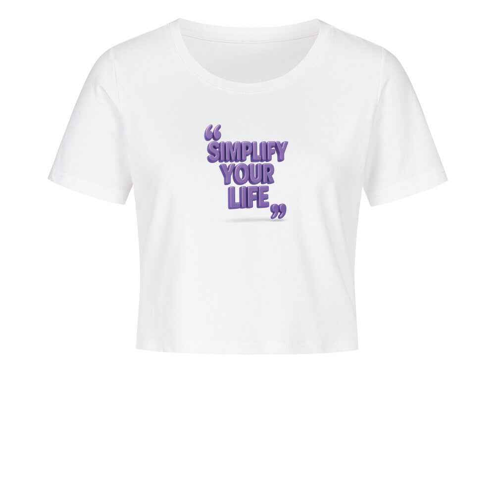 Ladies Cropped Tee - Minimal_Vibes