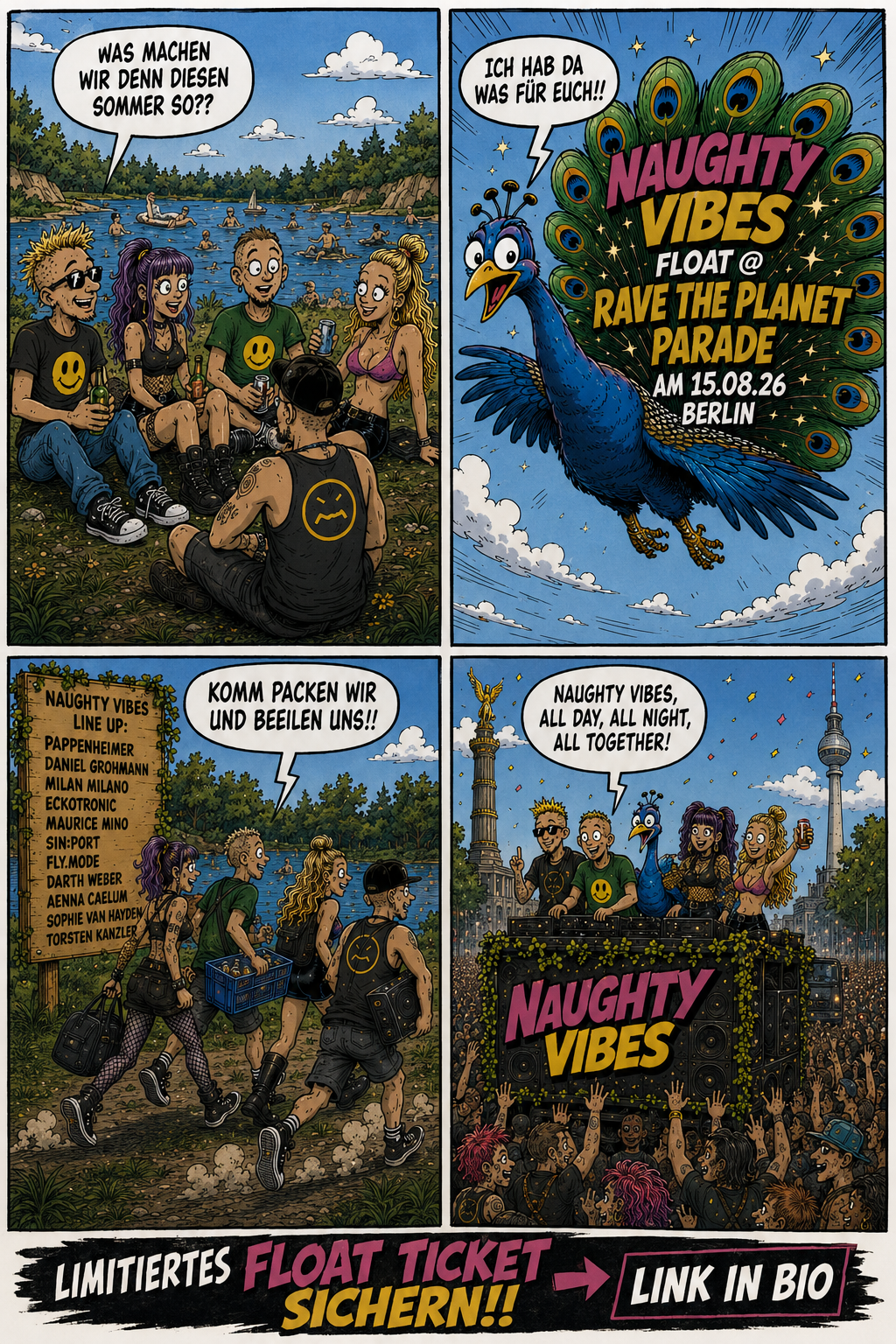 Naughty Vibes - Rave the Planet - Float Ticket