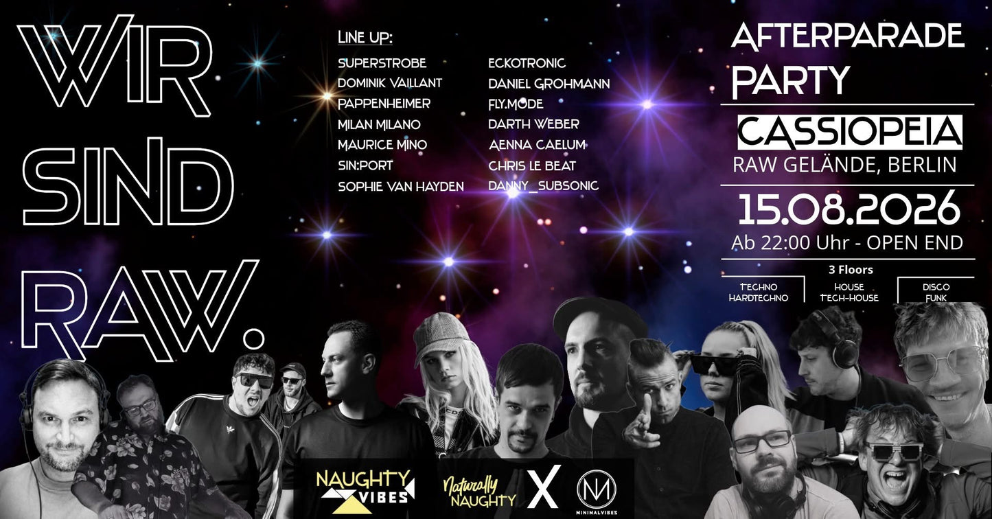 Naughty Vibes - Rave the Planet - Float Ticket
