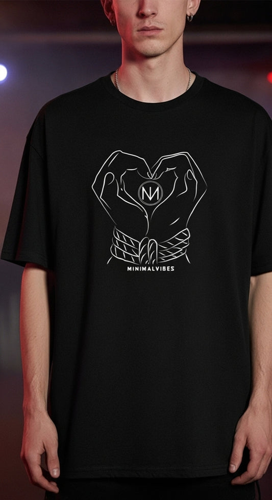 Unisex – Oversized Shirt – Kink Line-Art – Frontprint