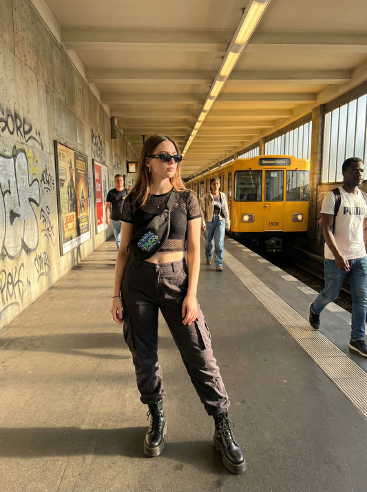 Fanny Pack – SUBWAY RAVER Graffiti Print – Front Print