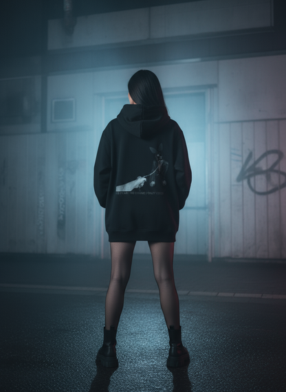 Unisex – Premium Hoodie – Kinky Bunny Vibe Print – Front & Back Print