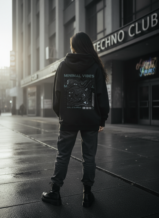 Unisex – Oversized Hoodie – Mystic Eye Print – Backprint