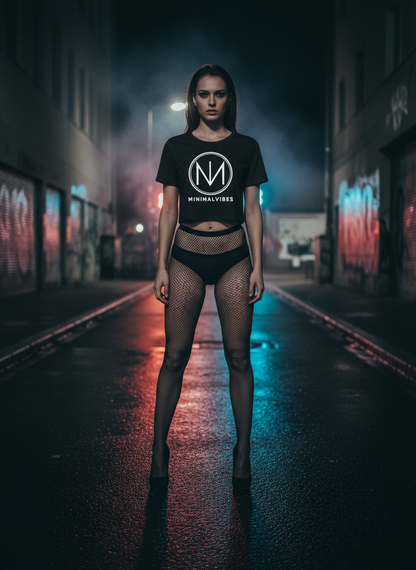 Damen – Crop Top – Logo  – Frontprint