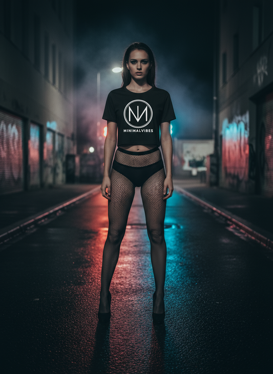 Damen – Crop Top – Logo  – Frontprint