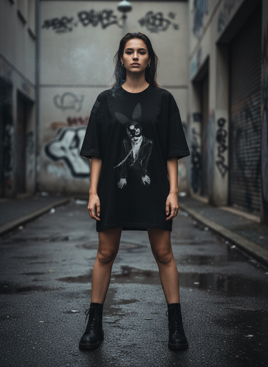 Unisex – Oversized Shirt –  Kink Print – Frontprint