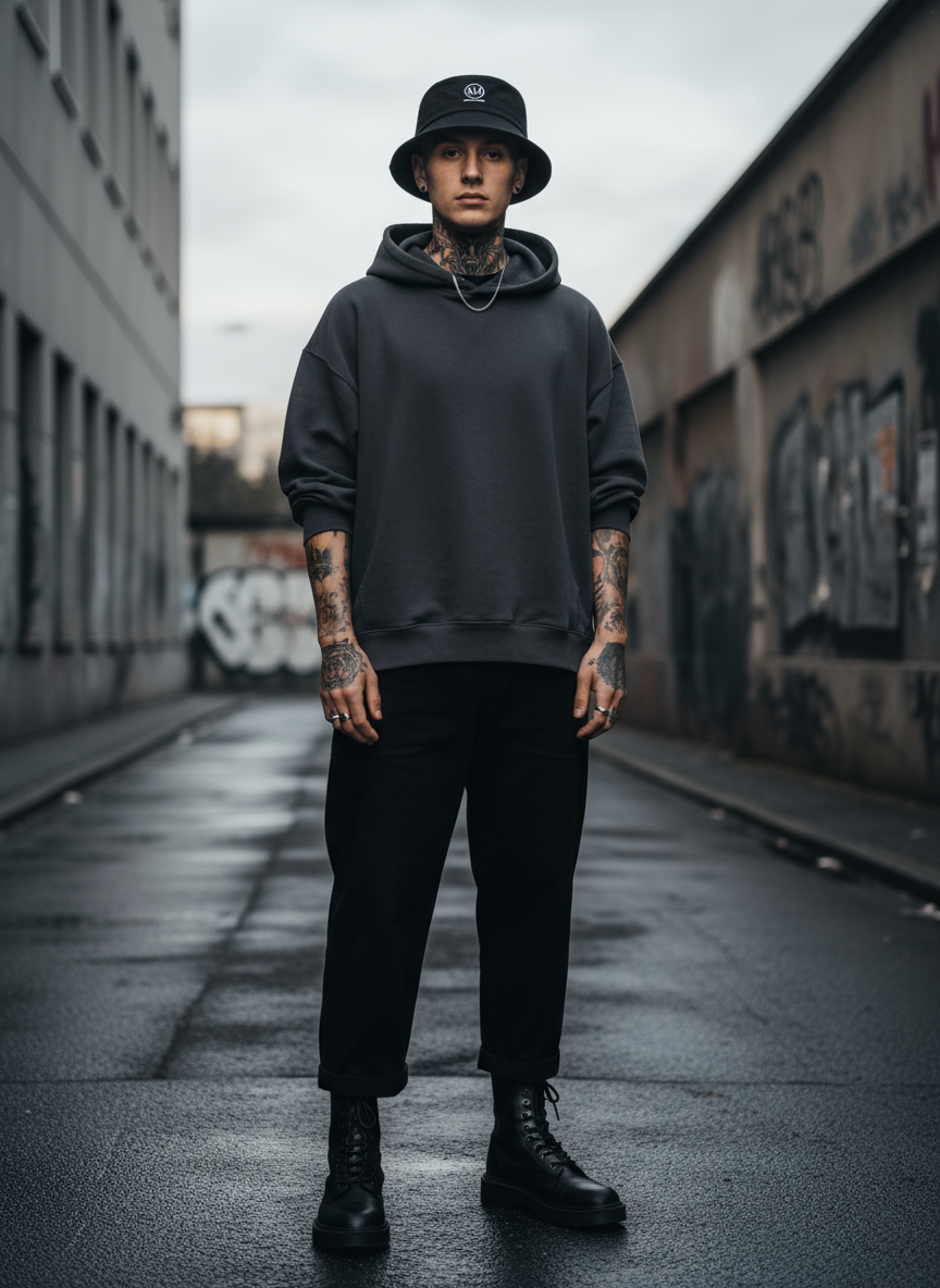 Unisex – Bucket Hat – Logo Print – Frontprint