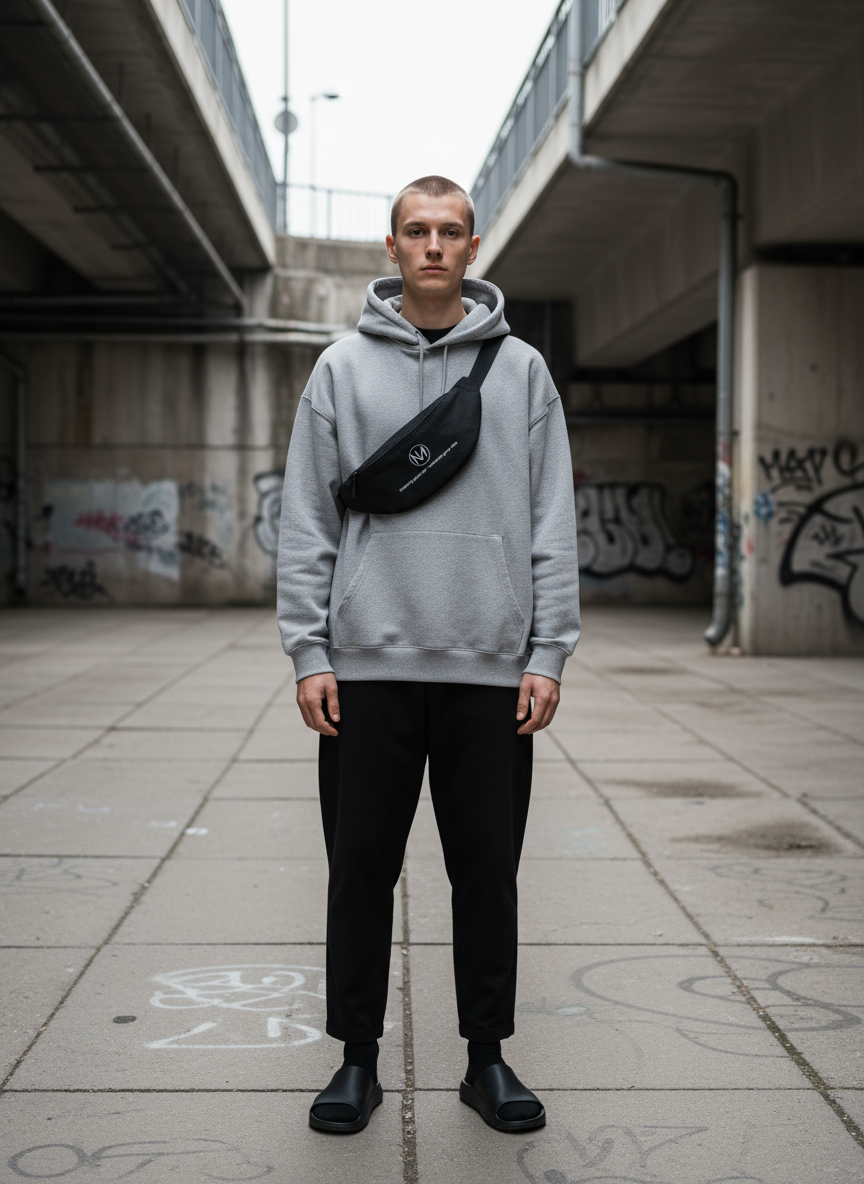 Unisex – Bauchtasche – Logo & Statement Print – Frontprint