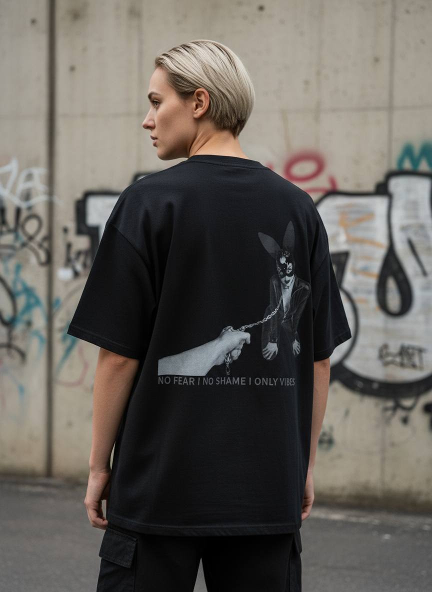 Unisex – Oversize Shirt – Kink Statement Print – Backprint