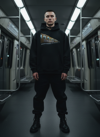 VACANCY Oversized Hoodie – Minimal Vibes Berlin Techno Streetwear