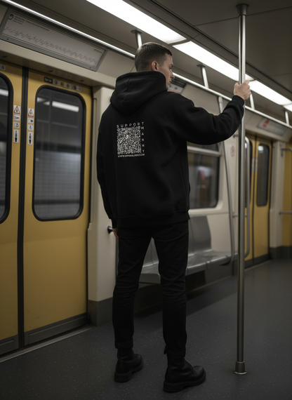 VACANCY Oversized Hoodie – Minimal Vibes Berlin Techno Streetwear
