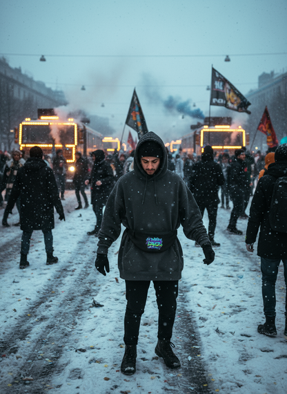 Bauchtasche – Minimal Vibes Berlin Techno Streetwear