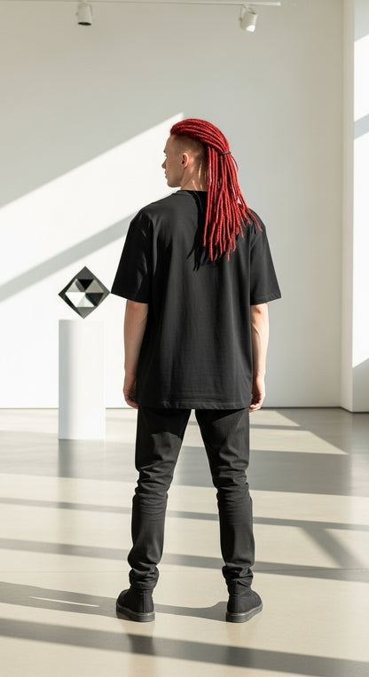 Unisex – Oversized Shirt – Spirit Rising Print – Frontprint