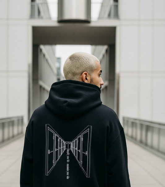 Unisex – Oversized Hoodie – Statement – Backprint