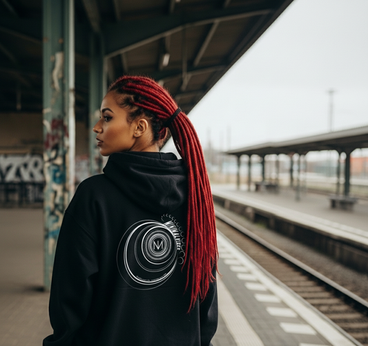 Unisex – Oversized Hoodie – Circle Vibes Print – Backprint