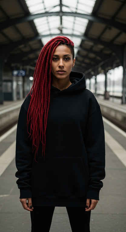 Unisex – Oversized Hoodie – Circle Vibes Print – Backprint
