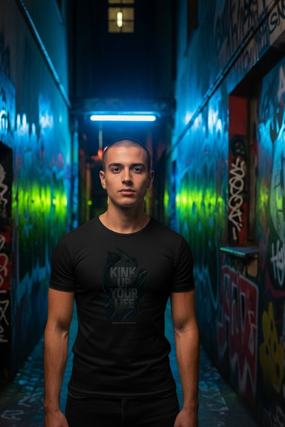 Unisex – Premium Shirt – Kink Up Your Life Statement Print – Frontprint